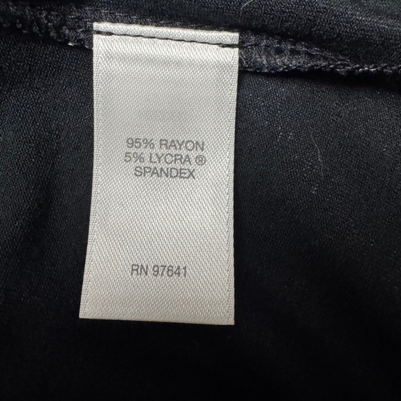 J Jill Cardigan Medium Open Front Wherever Collection Black White Abstract Print - Picture 6 of 6